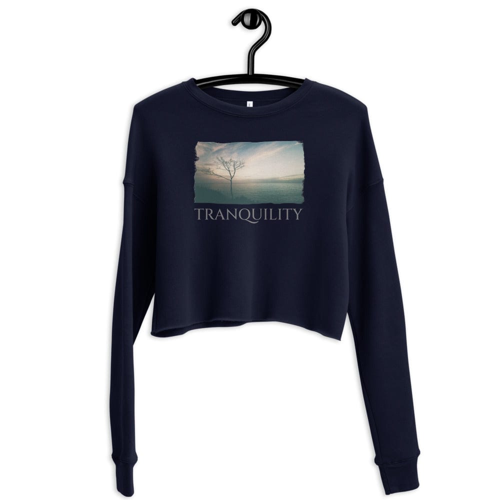 Crop Sweatshirt/Tranquility/Personalized - Enet Images