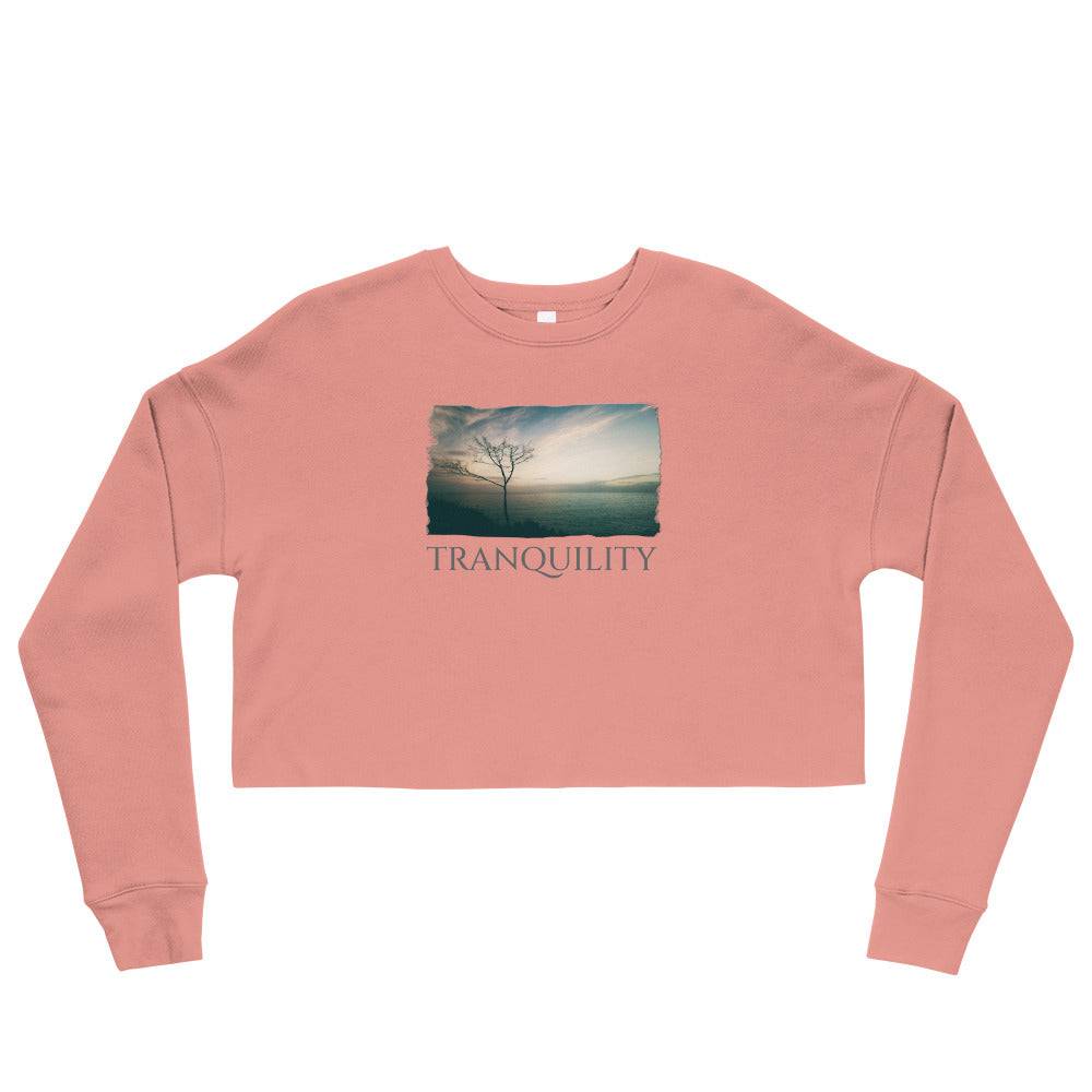 Crop Sweatshirt/Tranquility/Personalized - Enet Images