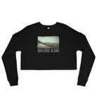 Crop Sweatshirt/Walking Alone/Personalized - Enet Images