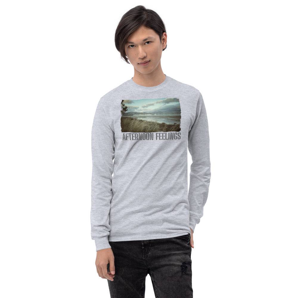 Men’s Long Sleeve Shirt/Afternoon Feelings/Personalized - Enet Images