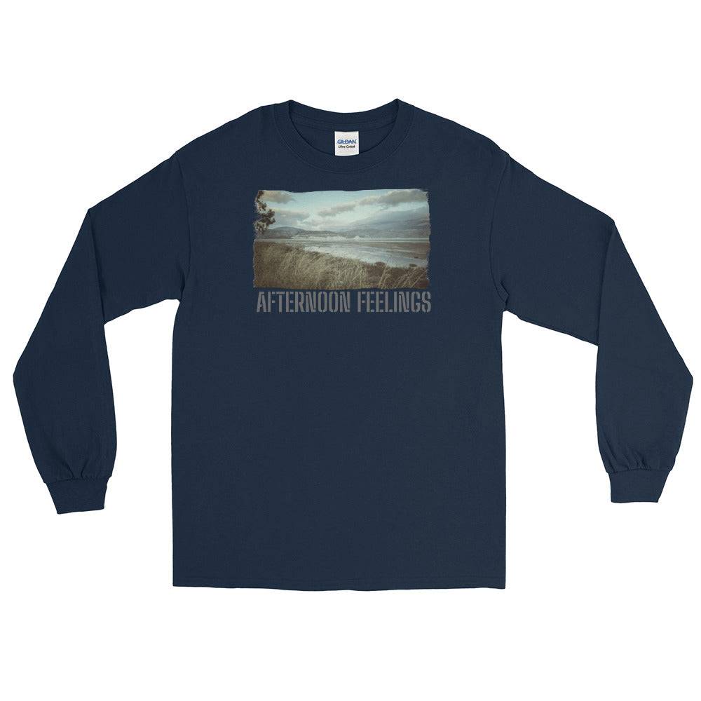 Men’s Long Sleeve Shirt/Afternoon Feelings/Personalized - Enet Images