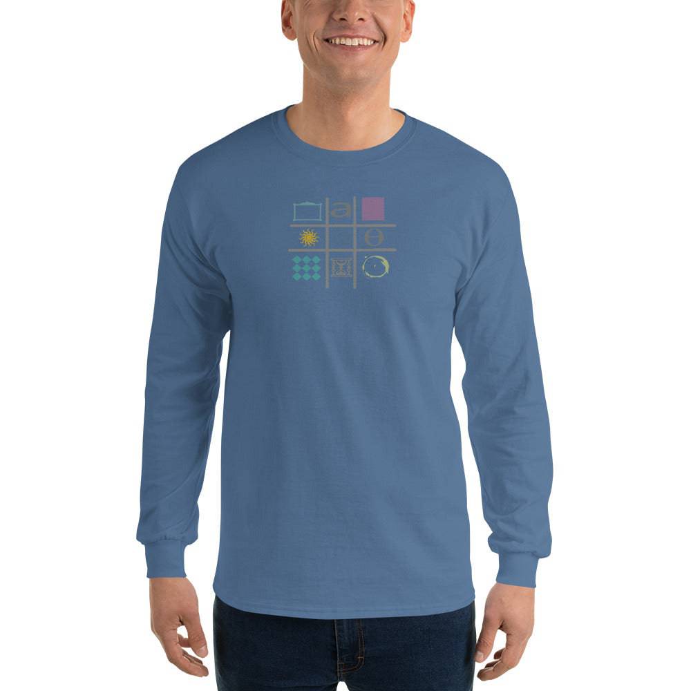 Men’s Long Sleeve Shirt/Artistic Shapes - Enet Images