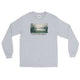 Men’s Long Sleeve Shirt/Bench At The Lagoon/Personalized - Enet Images