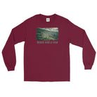 Men’s Long Sleeve Shirt/Bench With A View/Personalized - Enet Images