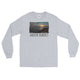 Men’s Long Sleeve Shirt/Green Sunset/Personalised - Enet Images