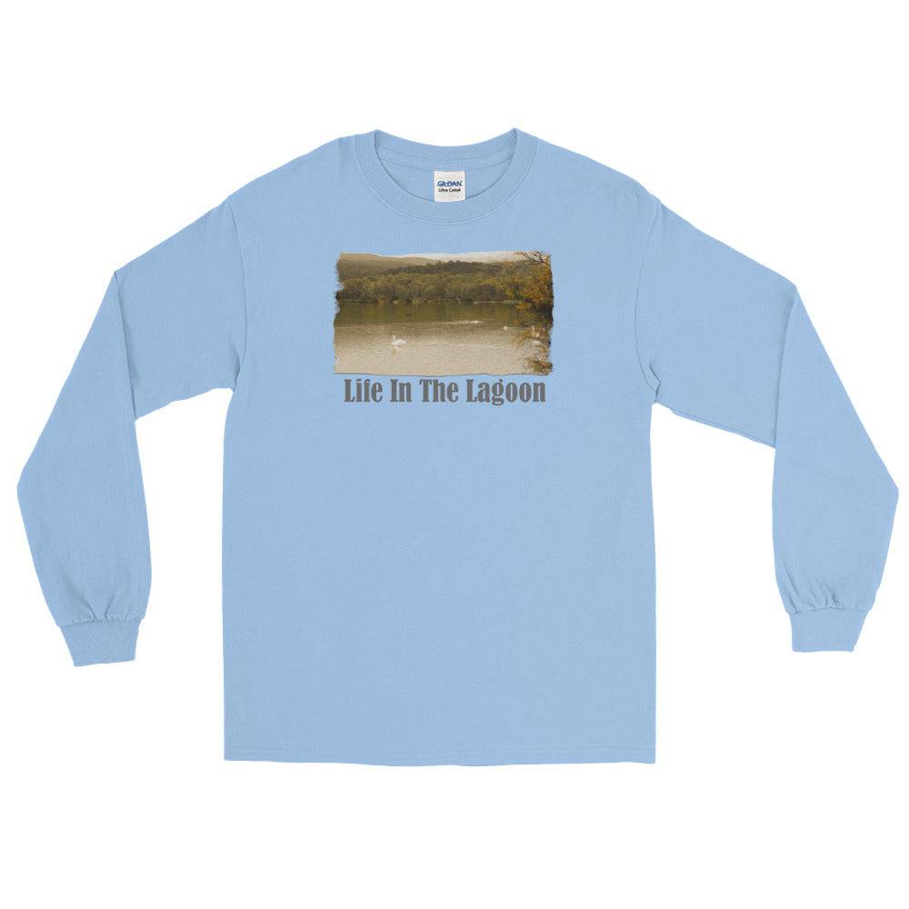 Men’s Long Sleeve Shirt/Life In The Lagoon/Personalized - Enet Images