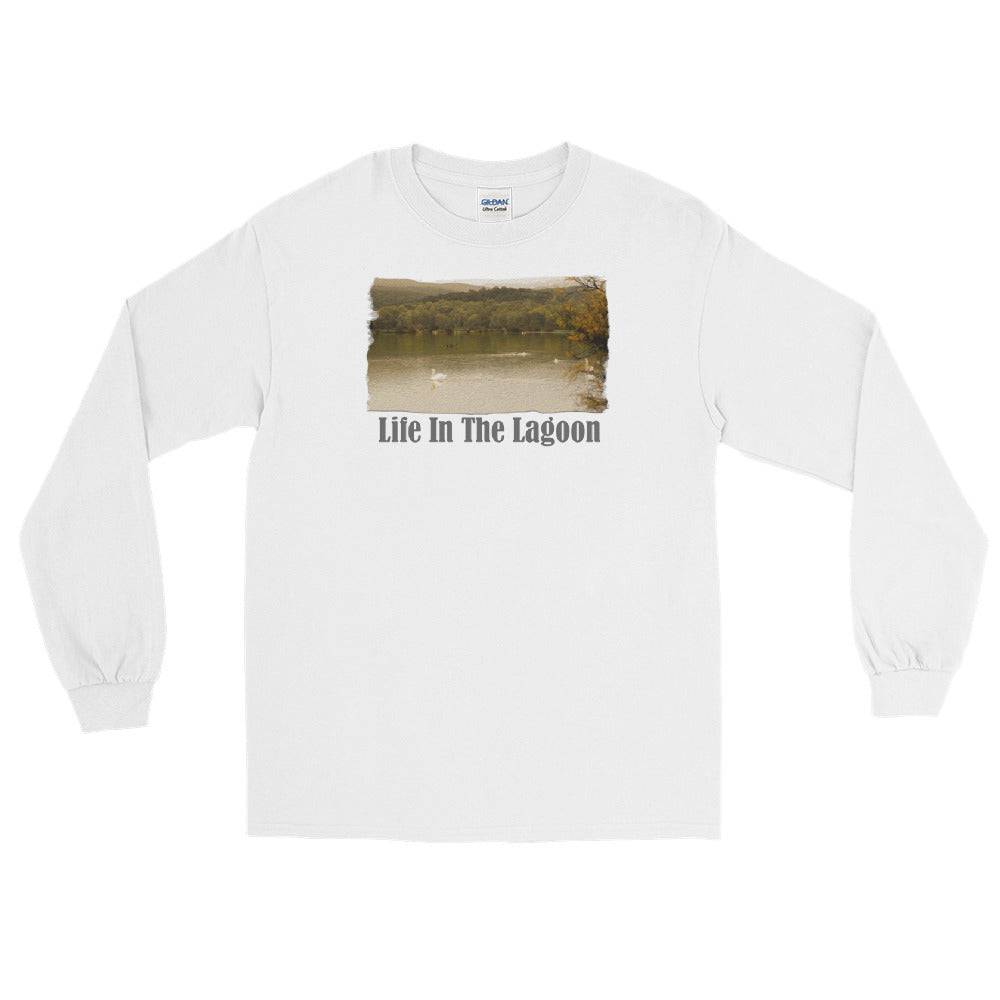 Men’s Long Sleeve Shirt/Life In The Lagoon/Personalized - Enet Images