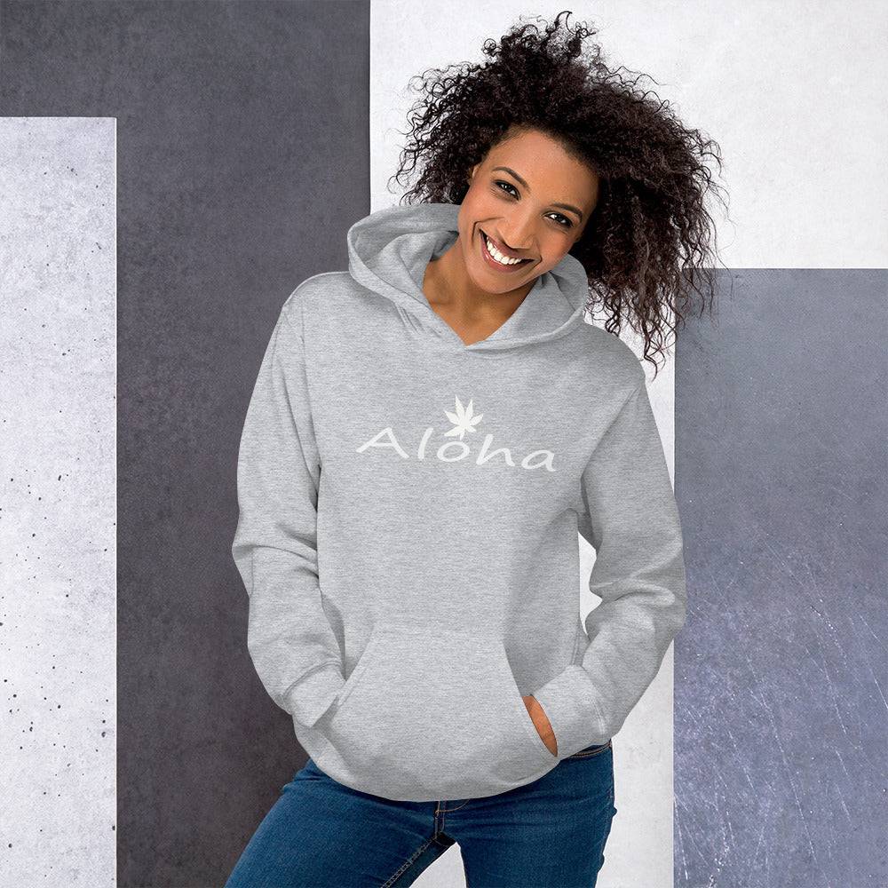 Unisex Hoodie/Aloha White - Enet Images