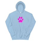 Unisex Hoodie/Pet Print Fushia - Enet Images