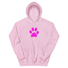 Unisex Hoodie/Pet Print Fushia - Enet Images