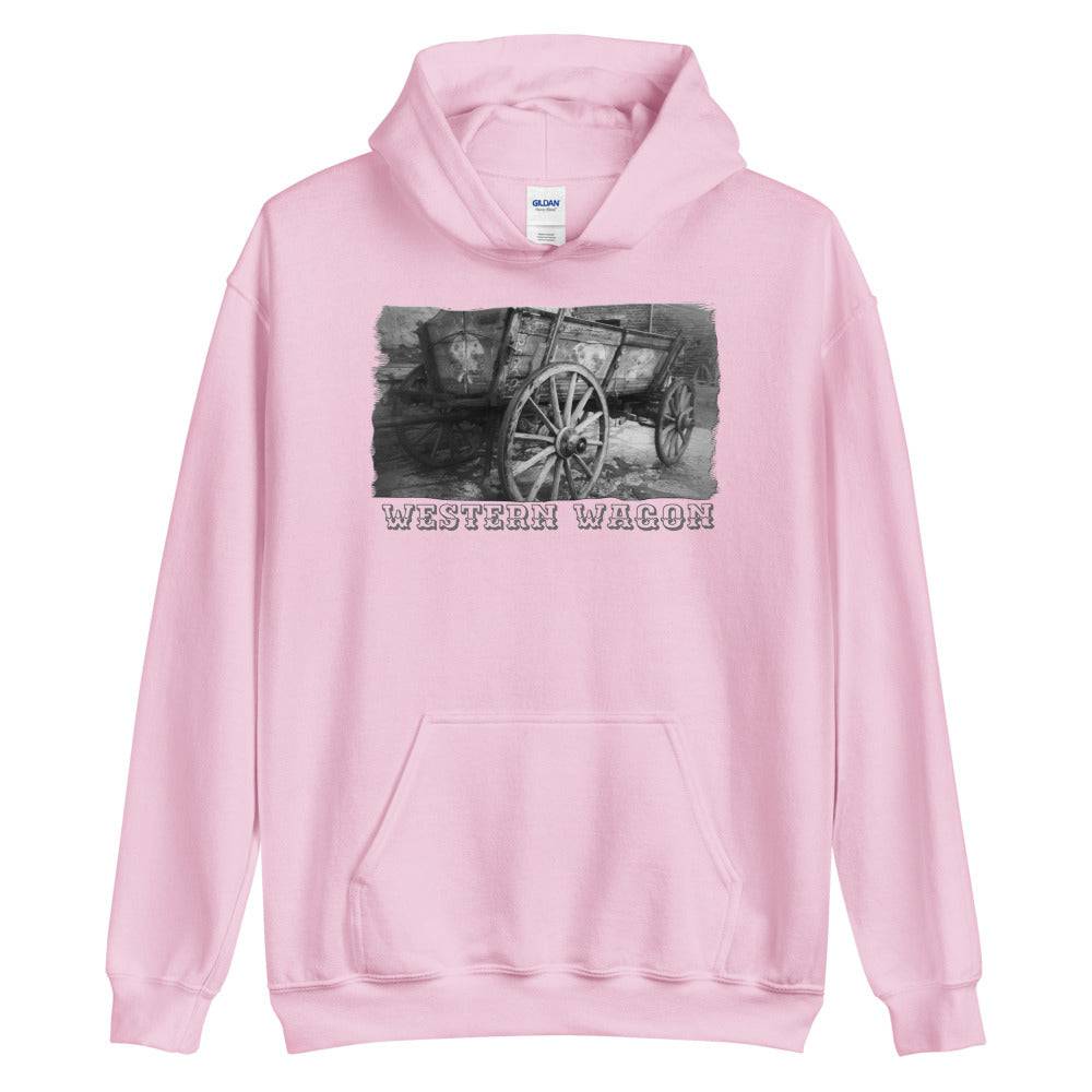 Unisex Hoodie/Western Wagon/Personalized - Enet Images