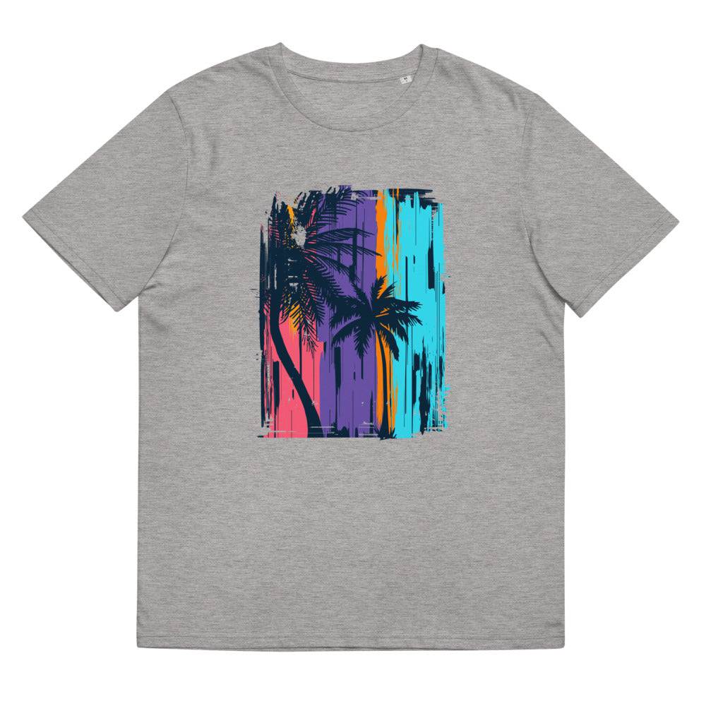 Unisex organic cotton t-shirt/Beach-Sunset - Enet Images