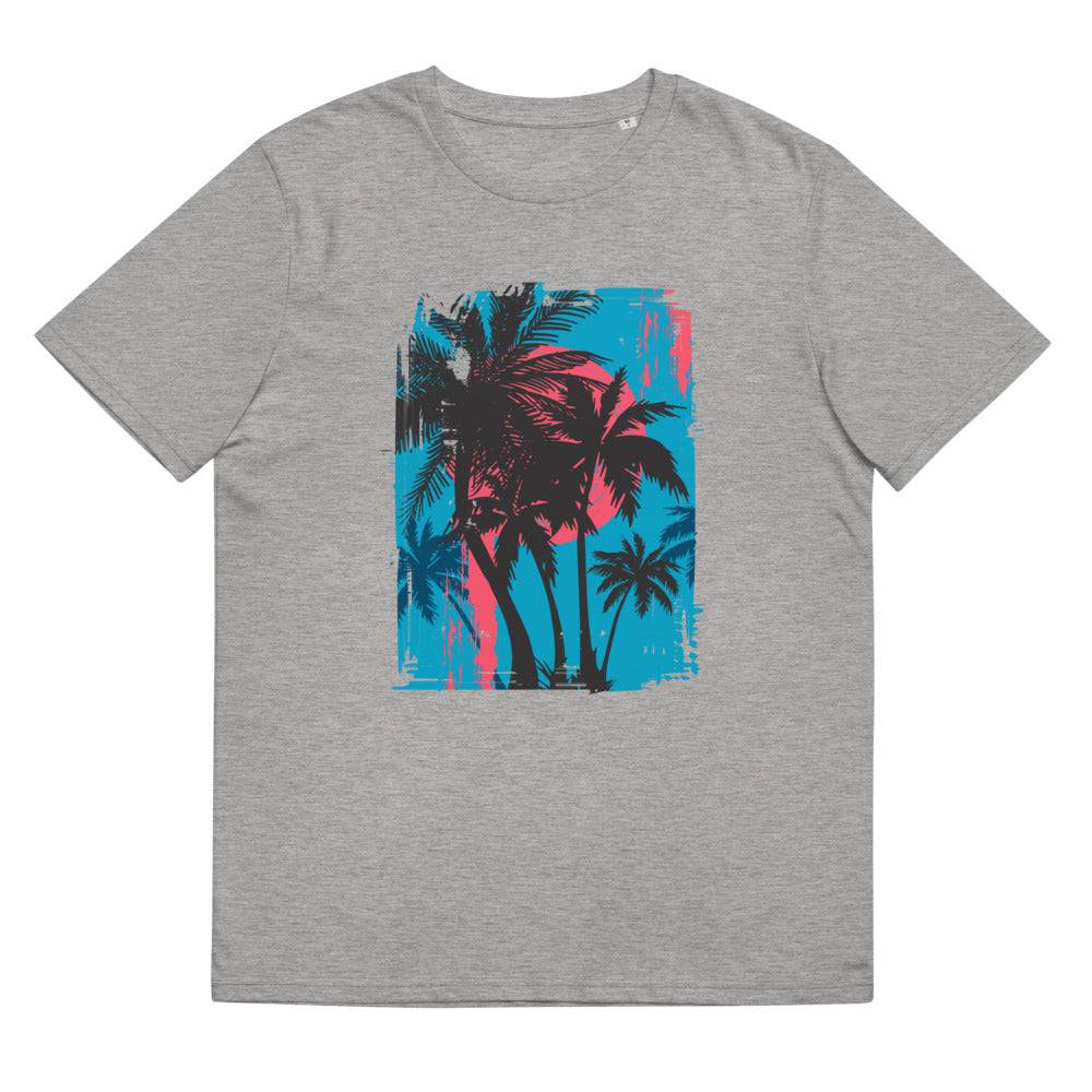 Unisex organic cotton t-shirt/Beach-Sunset - Enet Images