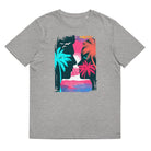 Unisex organic cotton t-shirt/Beach-Sunset-Couple - Enet Images