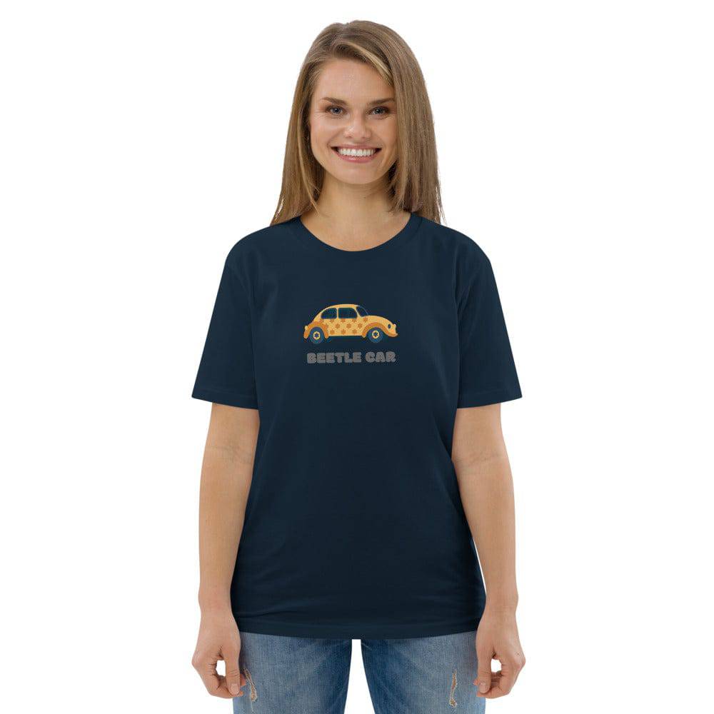 Unisex organic cotton t-shirt/Beetle Car/Personalized - Enet Images