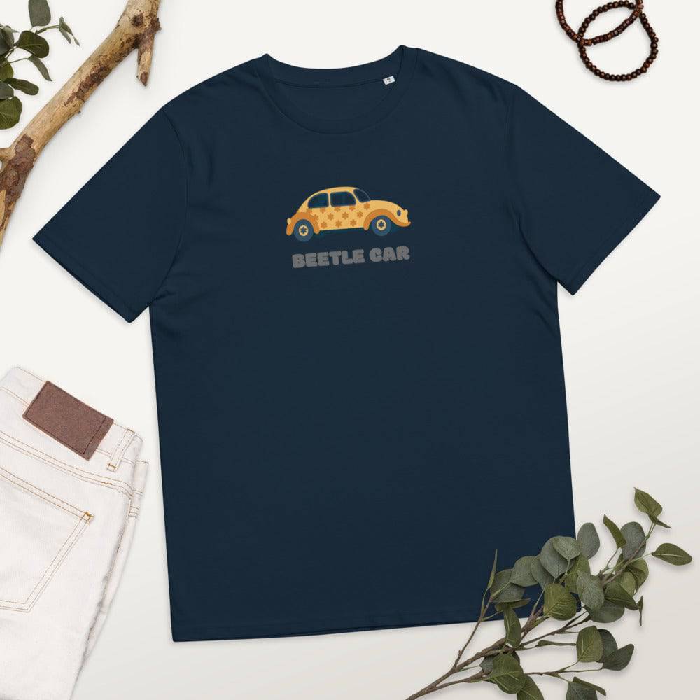 Unisex organic cotton t-shirt/Beetle Car/Personalized - Enet Images