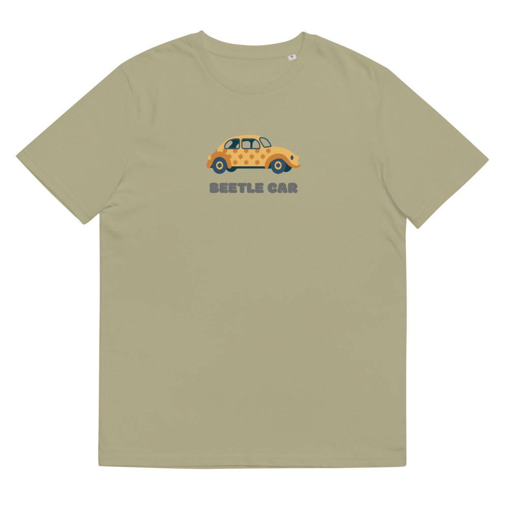 Unisex organic cotton t-shirt/Beetle Car/Personalized - Enet Images