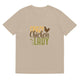 Unisex organic cotton t-shirt/Crazy-Chicken-Lady - Enet Images