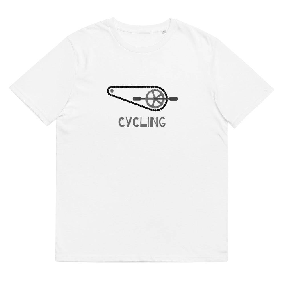 Unisex organic cotton t-shirt/Cycling Gear/Personalized - Enet Images