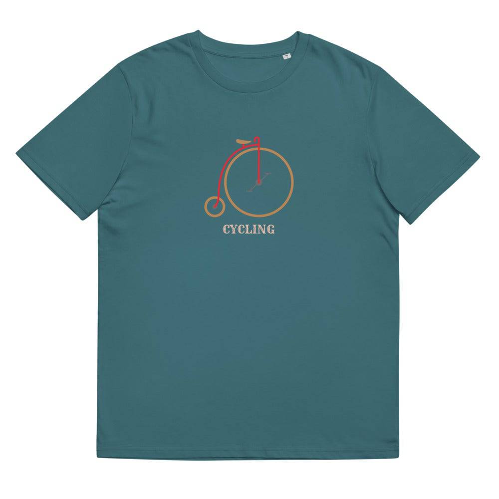 Unisex organic cotton t-shirt/Cycling/Personalized - Enet Images