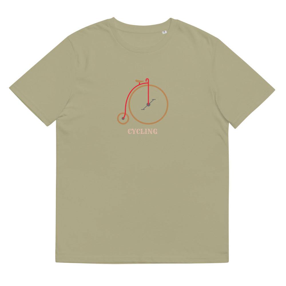 Unisex organic cotton t-shirt/Cycling/Personalized - Enet Images