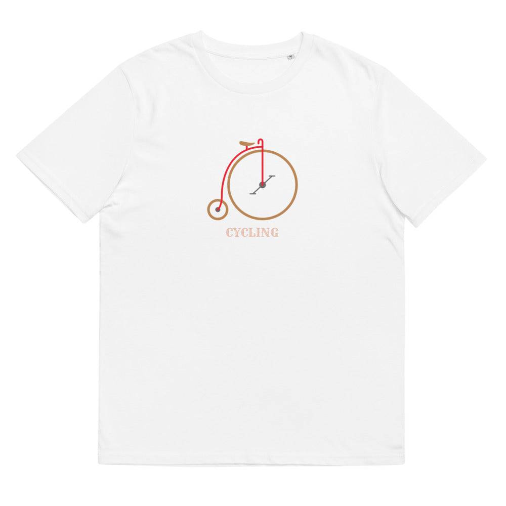 Unisex organic cotton t-shirt/Cycling/Personalized - Enet Images