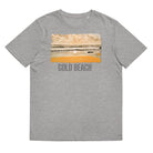 Unisex organic cotton t-shirt/Gold Beach/Personalized - Enet Images