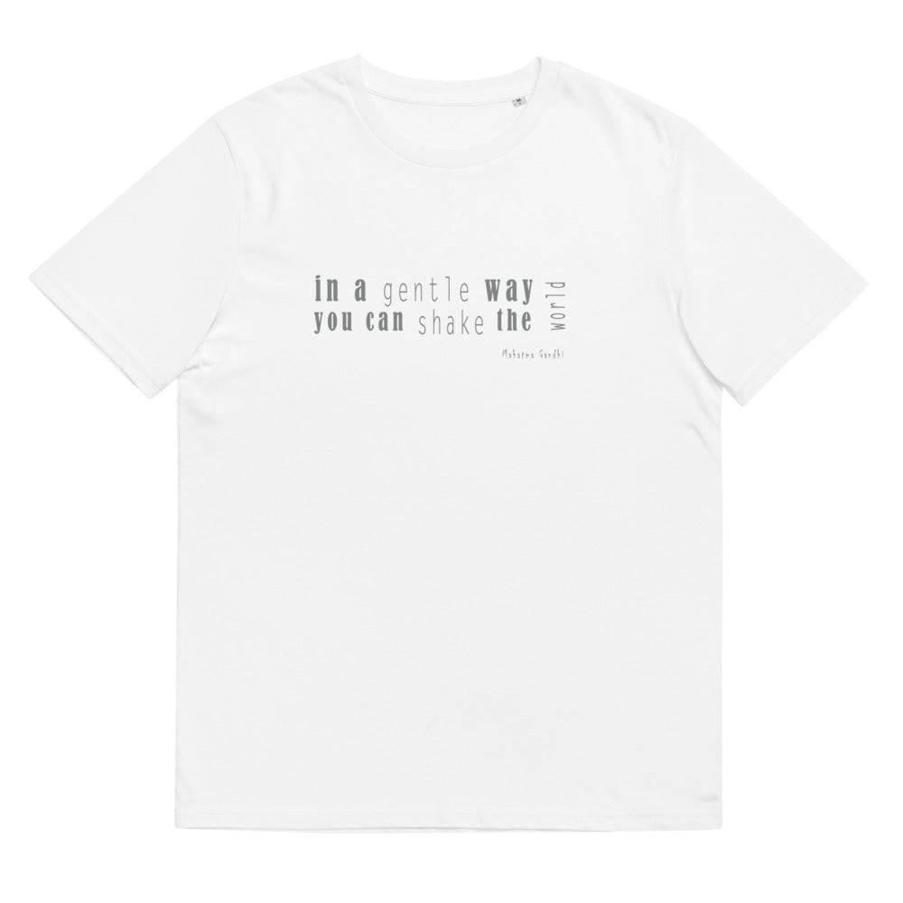 Unisex organic cotton t-shirt/In A Gentle Way - Enet Images