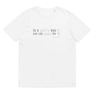 Unisex organic cotton t-shirt/In A Gentle Way - Enet Images