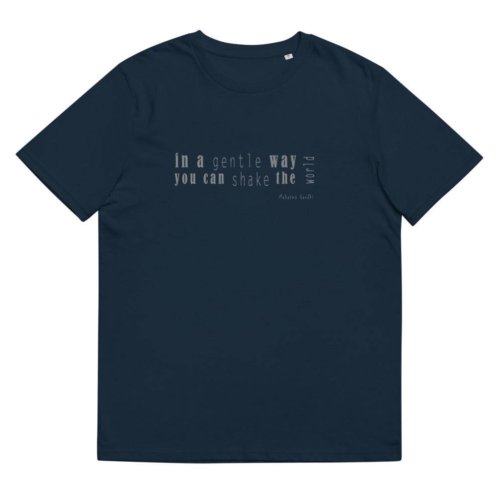 Unisex organic cotton t-shirt/In A Gentle Way - Enet Images