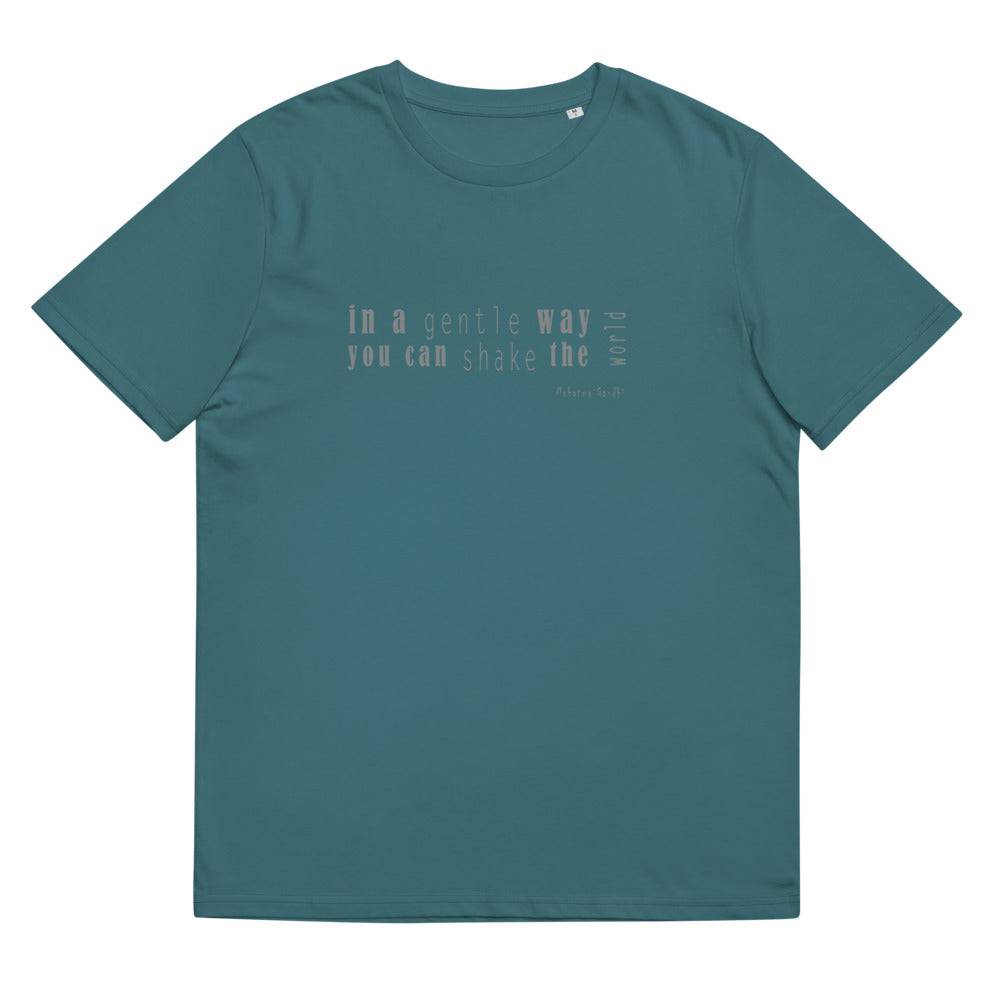 Unisex organic cotton t-shirt/In A Gentle Way - Enet Images