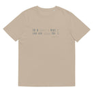 Unisex organic cotton t-shirt/In A Gentle Way - Enet Images