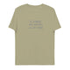Unisex organic cotton t-shirt/It Always - Enet Images