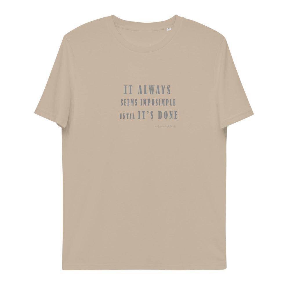 Unisex organic cotton t-shirt/It Always - Enet Images