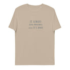 Unisex organic cotton t-shirt/It Always - Enet Images