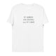 Unisex organic cotton t-shirt/It Always - Enet Images
