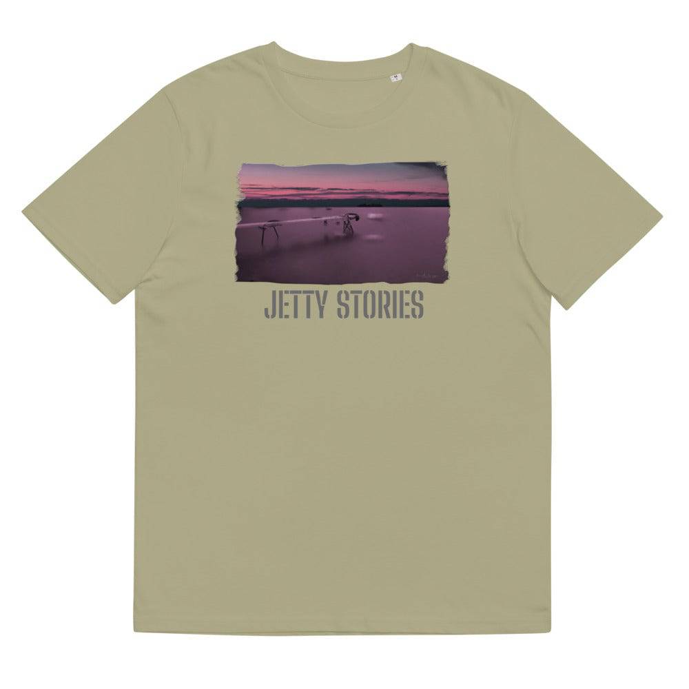 Unisex organic cotton t-shirt/Jetty Stories/Personalized - Enet Images