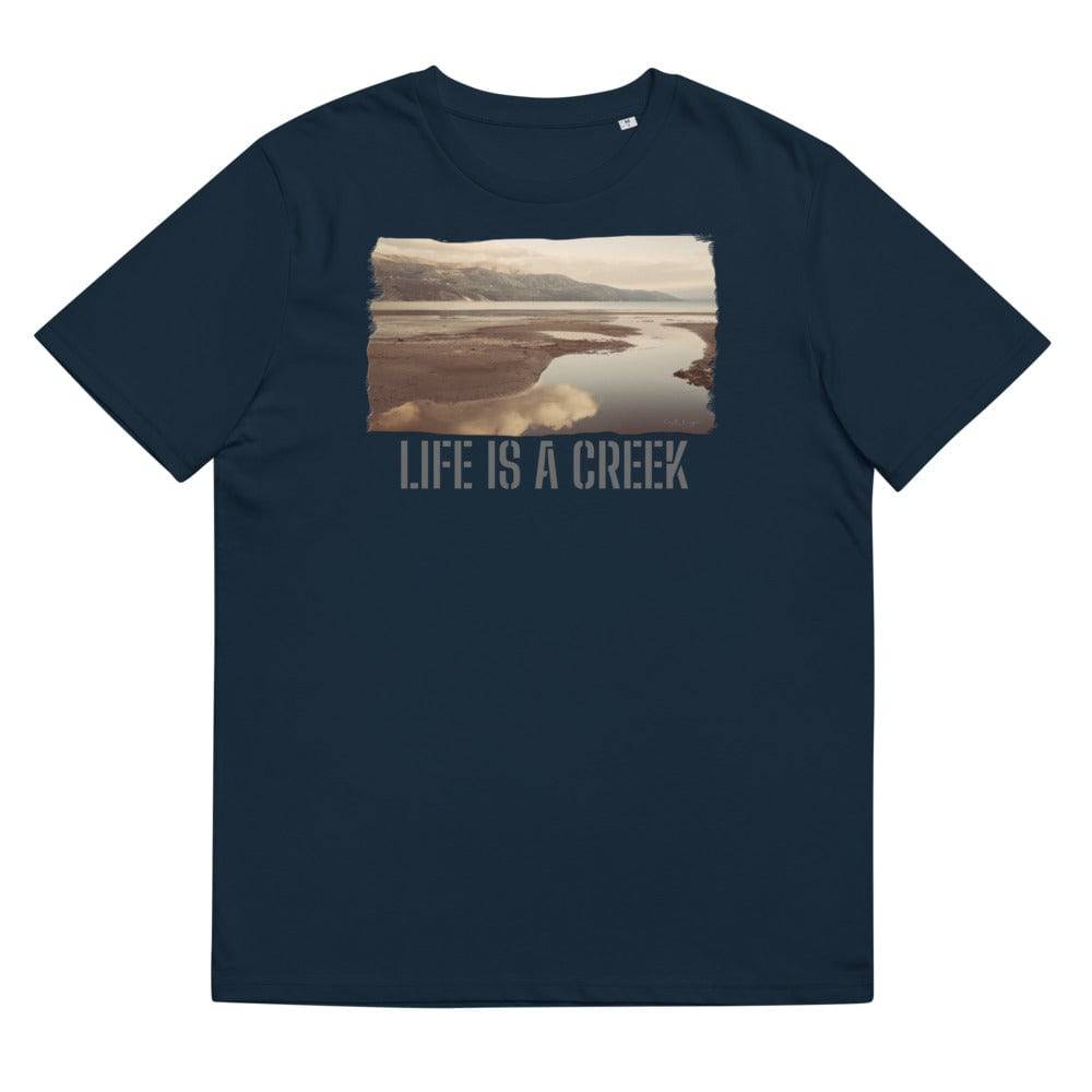 Unisex organic cotton t-shirt/Life Is A Creek/Personalized - Enet Images