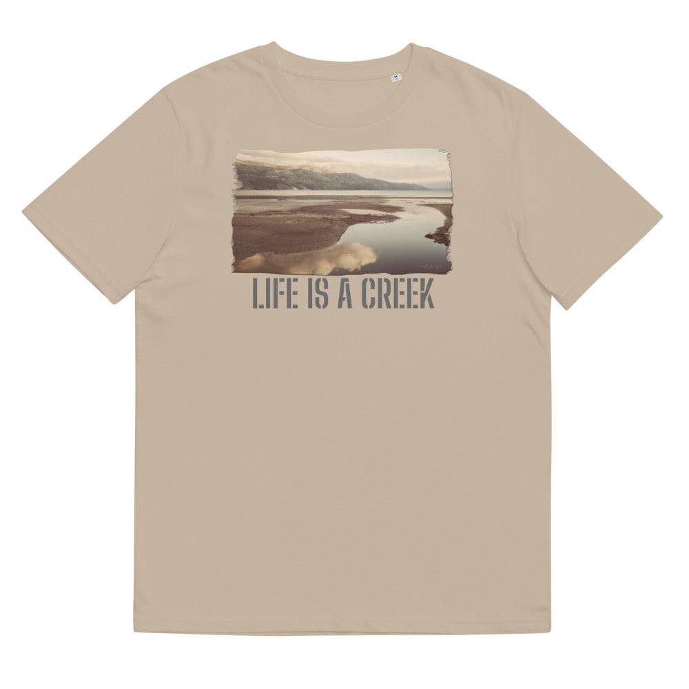 Unisex organic cotton t-shirt/Life Is A Creek/Personalized - Enet Images