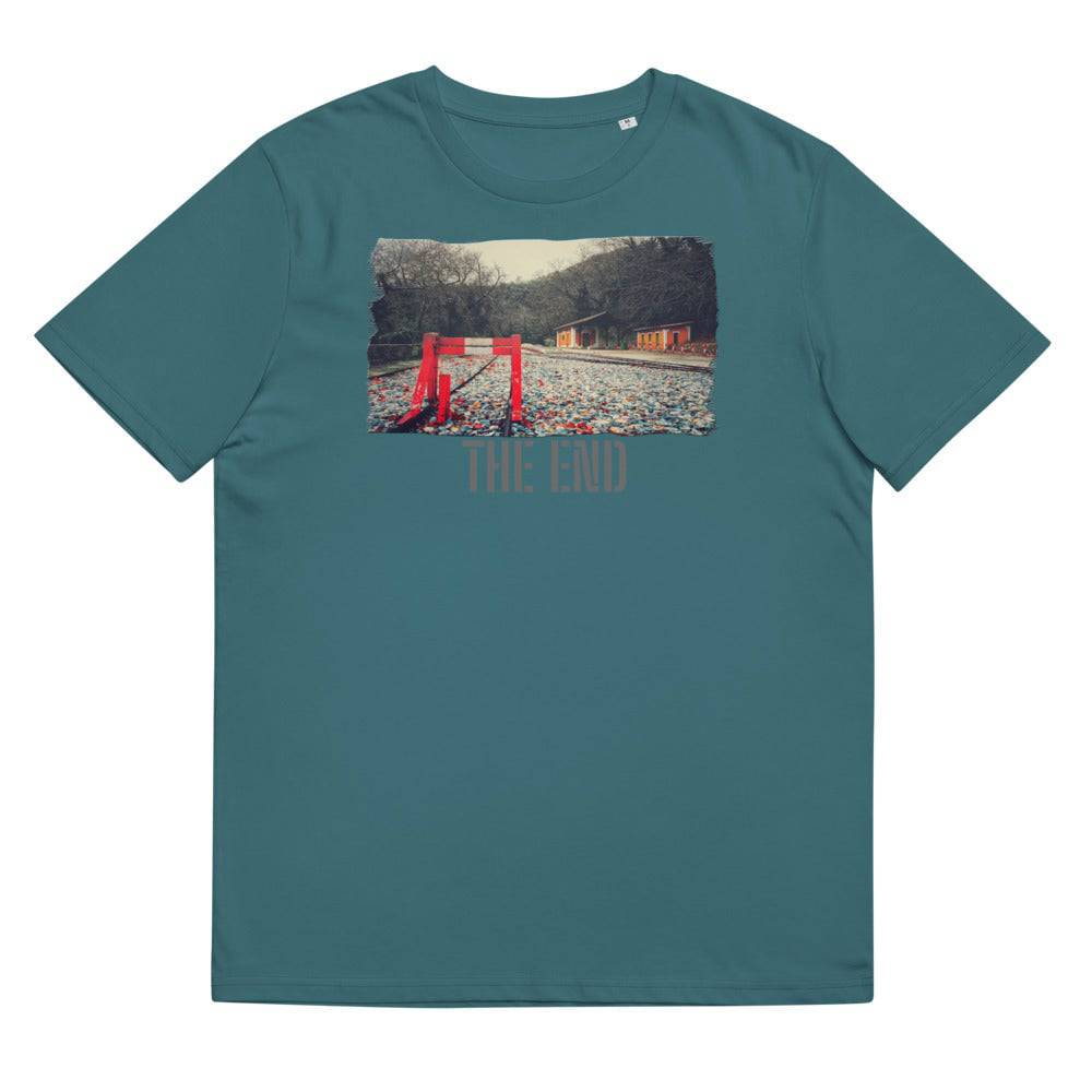 Unisex organic cotton t-shirt/The End/Personalized - Enet Images