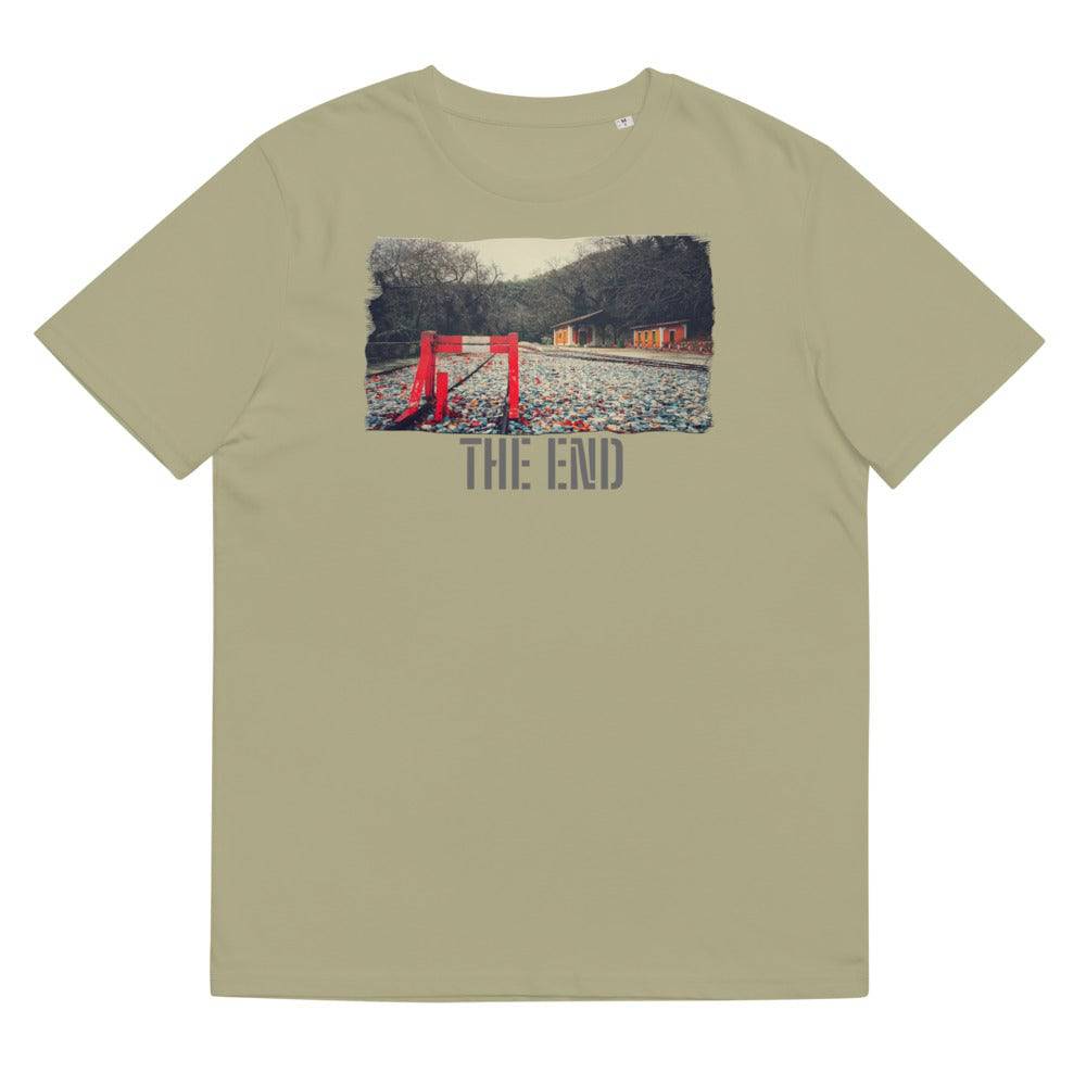 Unisex organic cotton t-shirt/The End/Personalized - Enet Images