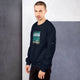 Unisex Sweatshirt/angry ocean - Enet Images