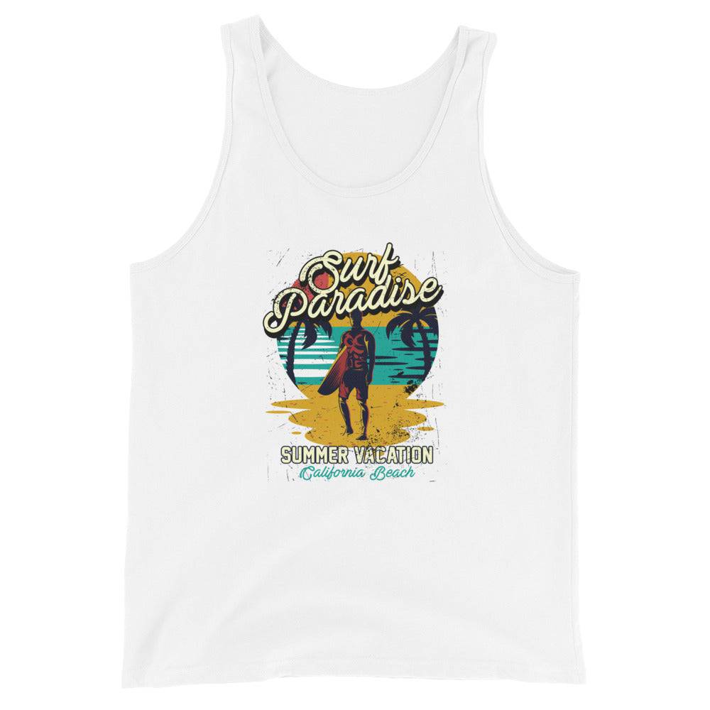 Men’s Staple Tank Top/Surf-Paradise - Enet Images