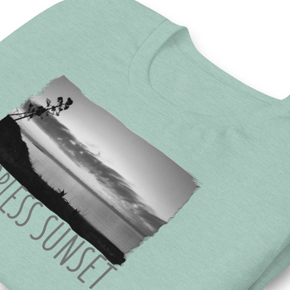Short-Sleeve Unisex T-Shirt/Colorless Sunset/Personalized - Enet Images
