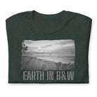 Short-Sleeve Unisex T-Shirt/Earth In B&W/Personalized - Enet Images