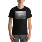 Short-Sleeve Unisex T-Shirt/Earth In B&W/Personalized - Enet Images