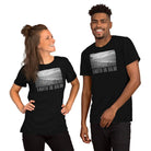 Short-Sleeve Unisex T-Shirt/Earth In B&W/Personalized - Enet Images