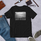 Short-Sleeve Unisex T-Shirt/Earth In B&W/Personalized - Enet Images