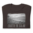 Short-Sleeve Unisex T-Shirt/Earth In B&W/Personalized - Enet Images