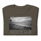 Short-Sleeve Unisex T-Shirt/Earth In B&W/Personalized - Enet Images